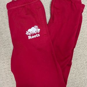 Red roots sweet pants, size small
